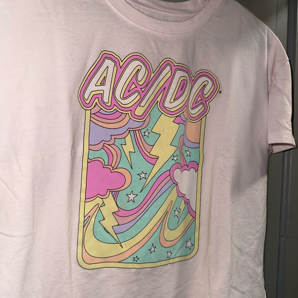 AC/DC  Pastel Graphic Tee